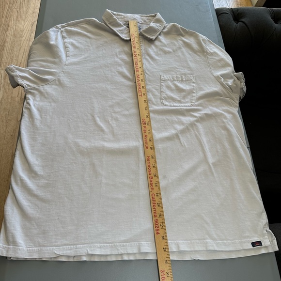 Faherty Organic Cotton Sunwashed Polo XXL Off White - Picture 11 of 11